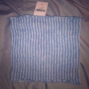 [NWT] Forever 21 Striped Smocked Tube Top